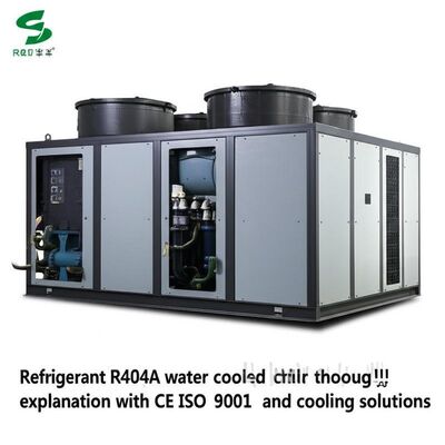 Réfrigérant R404A réfrigérateur refroidi à l'eau principe de fonctionnement explication approfondie avec CE ISO9001 certifications solutions de soutien et de refroidissement