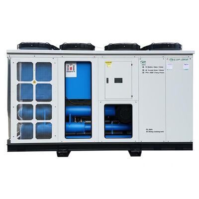 Capacité de refroidissement de 10 à 500 tonnes refroidisseur d'eau refroidi à l'air 380V 3Ph 50Hz alimentation électrique 0,75KW pompe puissance énergie unité de refroidissement