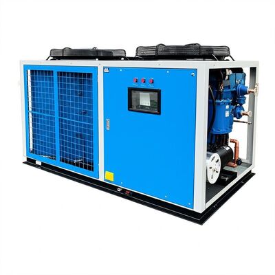 Refroidisseur d'eau à refroidissement par air avec une puissance d'entrée de 3,18 kW, capacité de refroidissement de 10 à 500 tonnes, système de refroidissement industriel pour le contrôle des processus