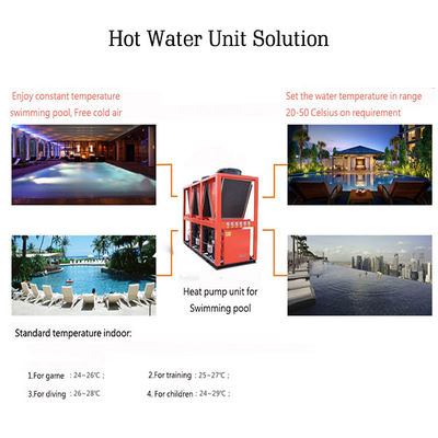qualité Des solutions plus froides de l&#039;eau 50℃ chaude pour la piscine usine
